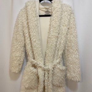 Xhilaration White Plush Robe